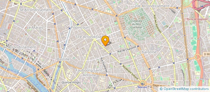 localisation de l'entreprise MONSIEUR FRANCOIS GIESBERGER  PARIS