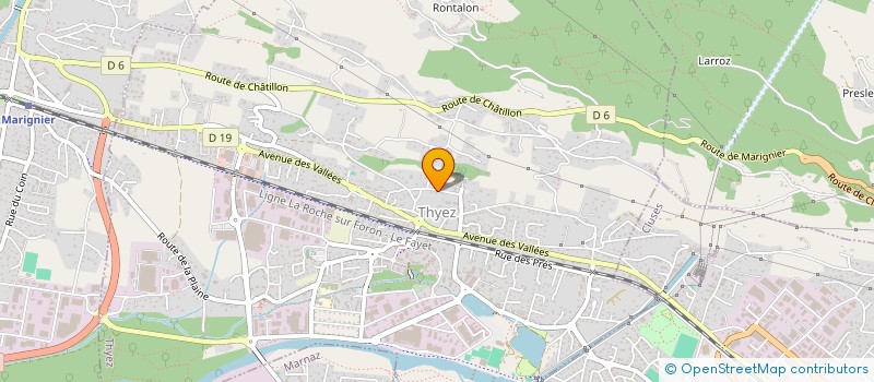 localisation de l'entreprise MONSIEUR FRANCOIS GILBERT  THYEZ