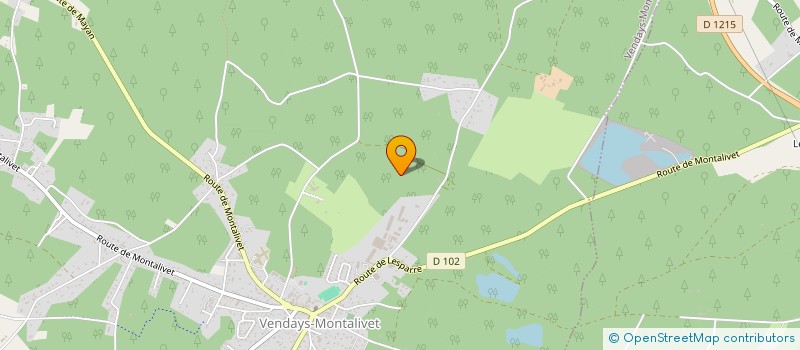 localisation de l'entreprise MONSIEUR FRANCOIS GILLANT  VENDAYS-MONTALIVET