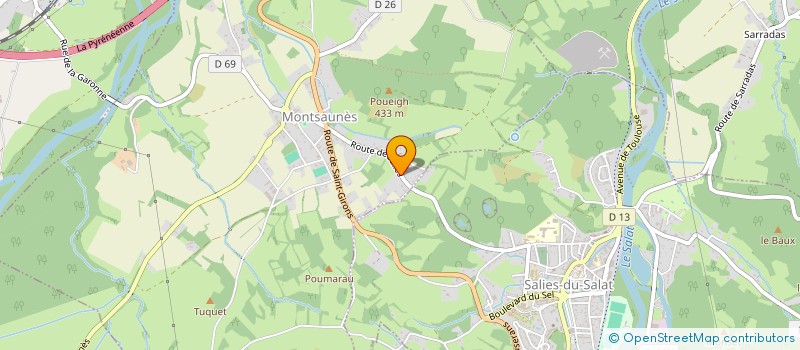 localisation de l'entreprise MONSIEUR FRANCOIS GILLARDEAU  MONTSAUNES