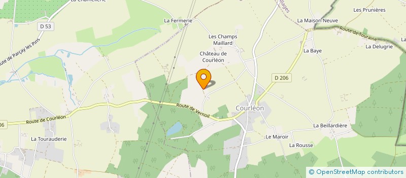 localisation de l'entreprise MONSIEUR FRANCOIS GILLES  NOYANT-VILLAGES