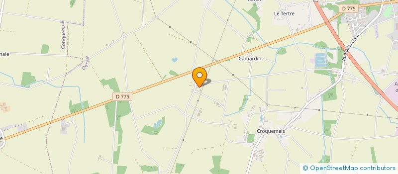 localisation de l'entreprise MONSIEUR FRANCOIS GILLET  DERVAL