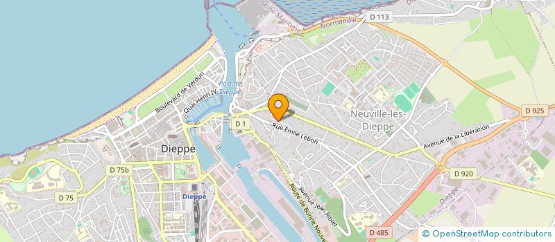 localisation de l'entreprise MONSIEUR FRANCOIS GILLET à DIEPPE