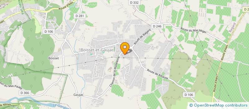 localisation de l'entreprise MONSIEUR FRANCOIS GINER  BOISSET-ET-GAUJAC