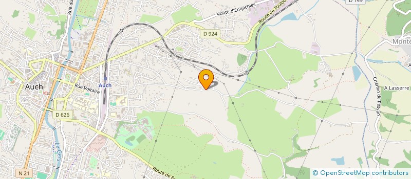 localisation de l'entreprise MONSIEUR FRANCOIS GININES  AUCH