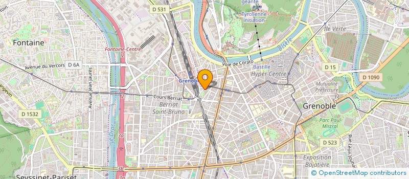 localisation de l'entreprise MONSIEUR FRANCOIS GIRARD  GRENOBLE