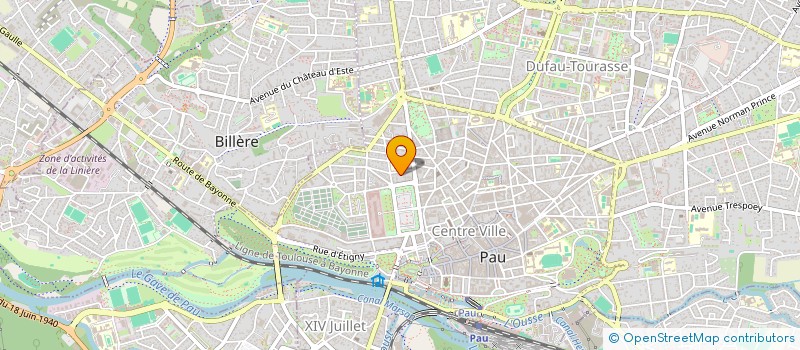 localisation de l'entreprise MONSIEUR FRANCOIS GIRARD à PAU