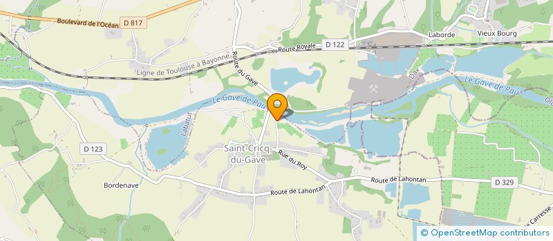 localisation de l'entreprise MONSIEUR FRANCOIS GIRARDET  SAINT-CRICQ-DU-GAVE