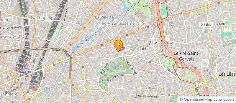 localisation de l'entreprise MONSIEUR FRANCOIS GIRARDOT  PARIS