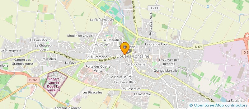 localisation de l'entreprise MONSIEUR FRANCOIS GIRAULT  DOUE-EN-ANJOU