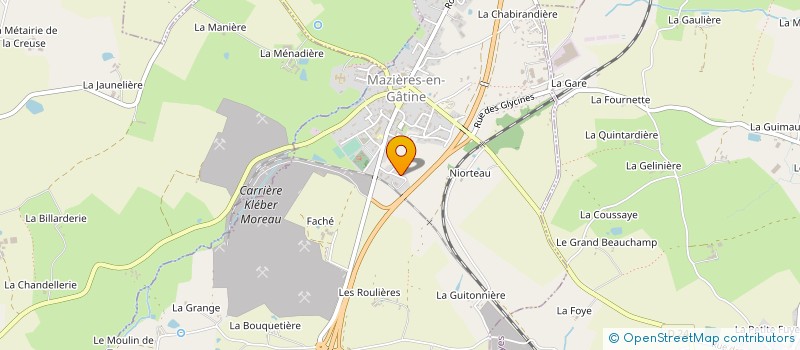 localisation de l'entreprise MONSIEUR FRANCOIS GIROIRE  MAZIERES-EN-GATINE