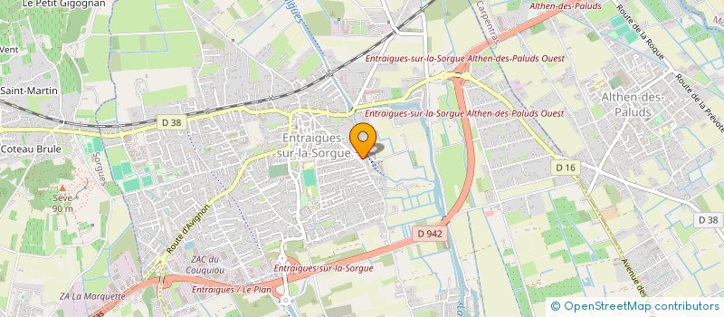 localisation de l'entreprise MONSIEUR FRANCOIS GIRONA  ENTRAIGUES-SUR-LA-SORGUE