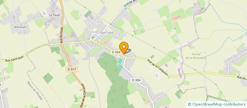 localisation de l'entreprise MONSIEUR FRANCOIS GISSELAIRE  BERSEE