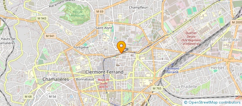 localisation de l'entreprise MONSIEUR FRANCOIS GLENAT  CLERMONT-FERRAND