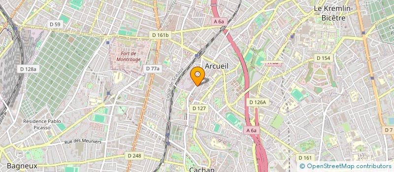 localisation de l'entreprise MONSIEUR FRANCOIS GLEVAREC à ARCUEIL
