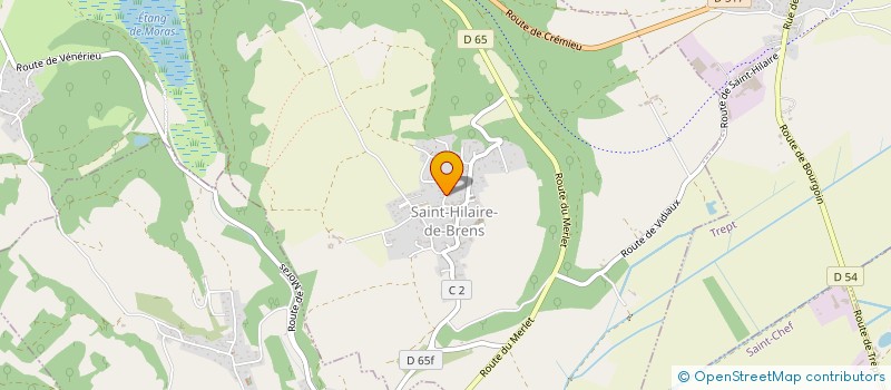 localisation de l'entreprise MONSIEUR FRANCOIS GODARD  SAINT-HILAIRE-DE-BRENS