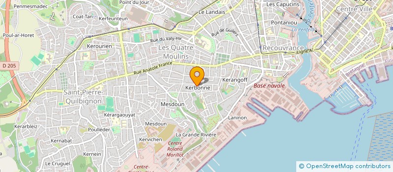 localisation de l'entreprise MONSIEUR FRANCOIS GODELIEZ à BREST
