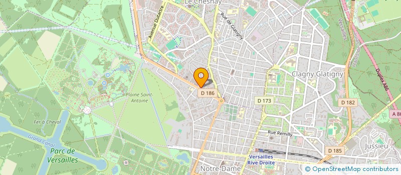 localisation de l'entreprise MONSIEUR FRANCOIS GODET  LE CHESNAY-ROCQUENCOURT