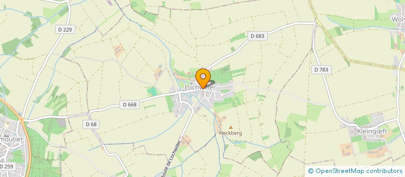 localisation de l'entreprise MONSIEUR FRANCOIS GODICHARD  KLEINGFT