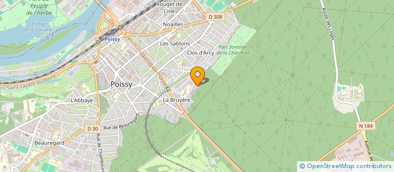 localisation de l'entreprise MONSIEUR FRANCOIS GOEMAERE  POISSY