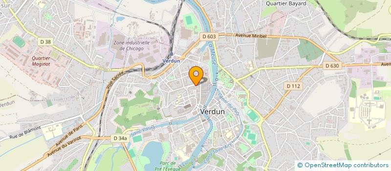 localisation de l'entreprise MONSIEUR FRANCOIS GOLTRANT-LEVADOUX à VERDUN