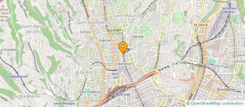 localisation de l'entreprise MONSIEUR FRANCOIS GOMES à NICE