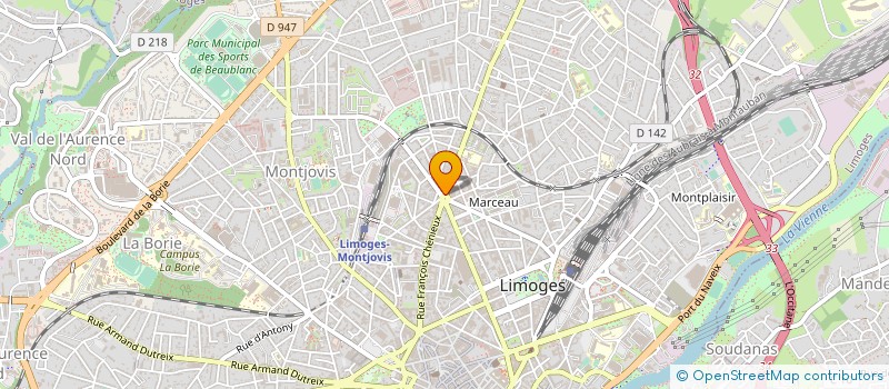 localisation de l'entreprise MONSIEUR FRANCOIS GONCALVES à LIMOGES