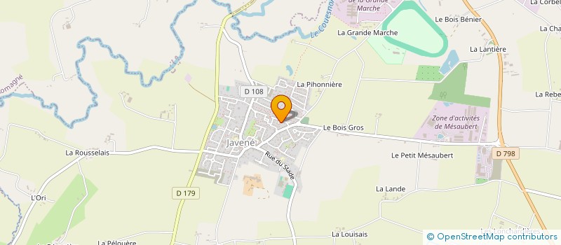 localisation de l'entreprise MONSIEUR FRANCOIS GONNET  JAVENE