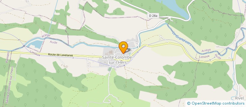 localisation de l'entreprise MONSIEUR FRANCOIS GONSE  SAINTE-COLOMBE-SUR-L'HERS