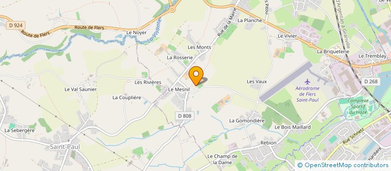 localisation de l'entreprise MONSIEUR FRANCOIS GONTIER à LA LANDE-PATRY