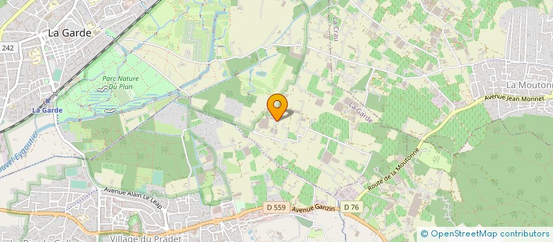 localisation de l'entreprise MONSIEUR FRANCOIS GONZALES  LA GARDE