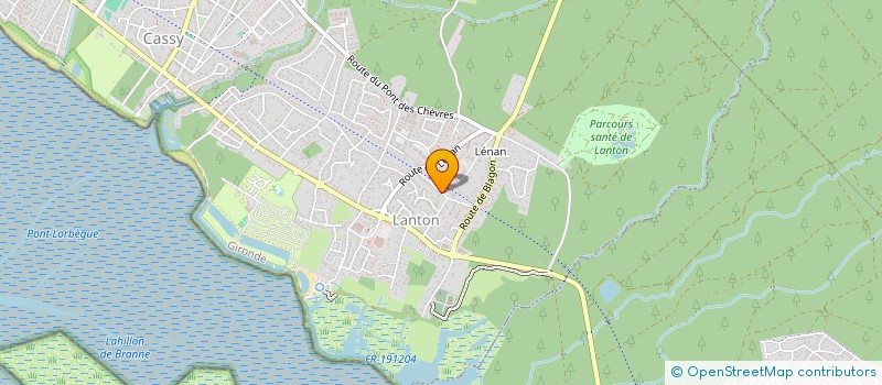 localisation de l'entreprise MONSIEUR FRANCOIS GONZALEZ  LANTON