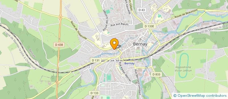 localisation de l'entreprise MONSIEUR FRANCOIS GOT  BERNAY