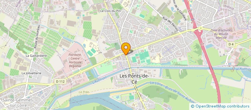 localisation de l'entreprise MONSIEUR FRANCOIS GOUALIN  LES PONTS-DE-CE