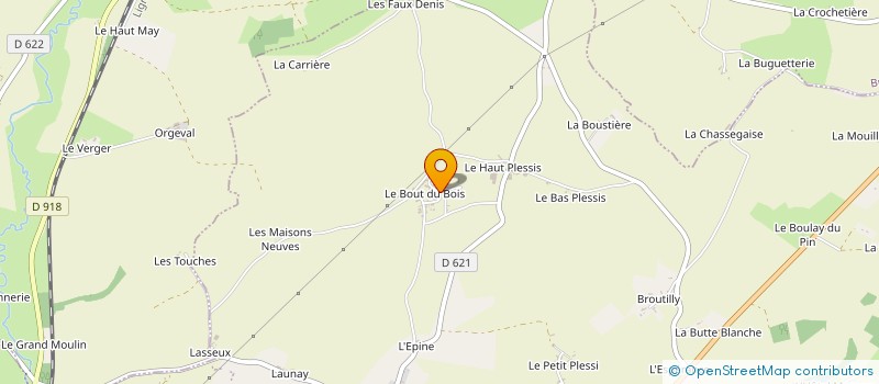 localisation de l'entreprise MONSIEUR FRANCOIS GOUDET à SABLONS-SUR-HUISNE