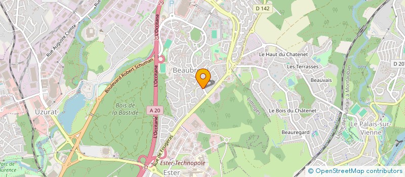 localisation de l'entreprise MONSIEUR FRANCOIS GOUGEON à LIMOGES