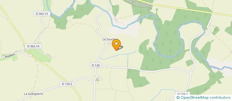 localisation de l'entreprise MONSIEUR FRANCOIS GOUJON à VALD'YERRE