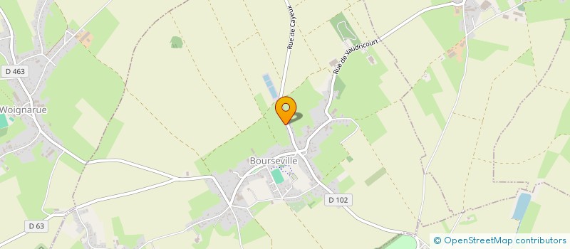 localisation de l'entreprise MONSIEUR FRANCOIS GOUJON  BOURSEVILLE