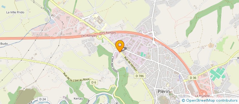 localisation de l'entreprise MONSIEUR FRANCOIS GOULETQUER à PLERIN