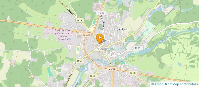 localisation de l'entreprise MONSIEUR FRANCOIS GOURET  BAUGE-EN-ANJOU