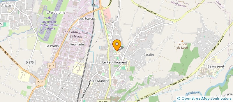 localisation de l'entreprise MONSIEUR FRANCOIS GOURLEZ  MONTELIMAR