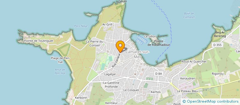 localisation de l'entreprise MONSIEUR FRANCOIS GOURVIL  CAMARET-SUR-MER