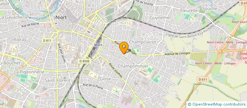 localisation de l'entreprise MONSIEUR FRANCOIS GOUVERNAYRE  NIORT