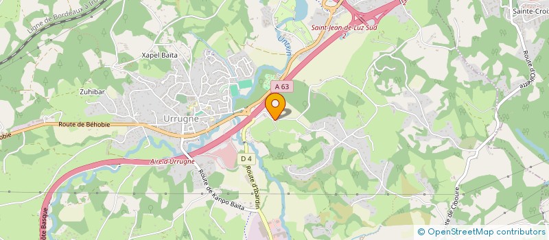 localisation de l'entreprise MONSIEUR FRANCOIS GOYA  URRUGNE