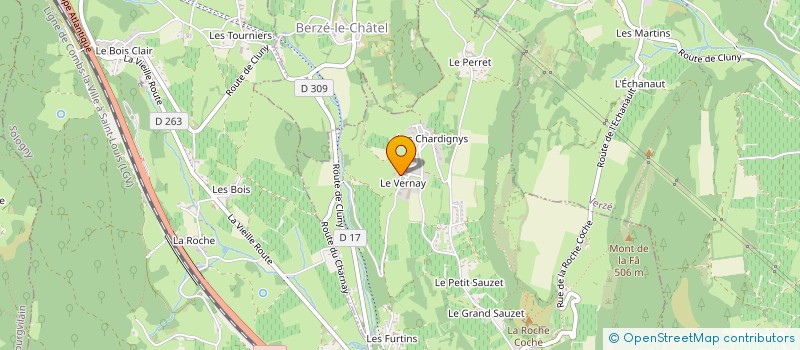 localisation de l'entreprise MONSIEUR FRANCOIS GRAND à BERZE-LA-VILLE