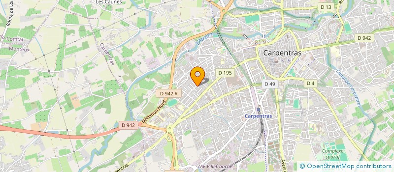 localisation de l'entreprise MONSIEUR FRANCOIS GRANDHOMME  CARPENTRAS