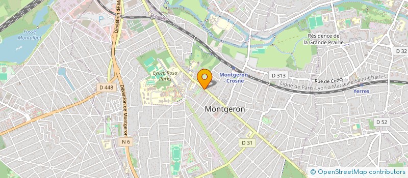 localisation de l'entreprise MONSIEUR FRANCOIS GRANDMARRE  MONTGERON