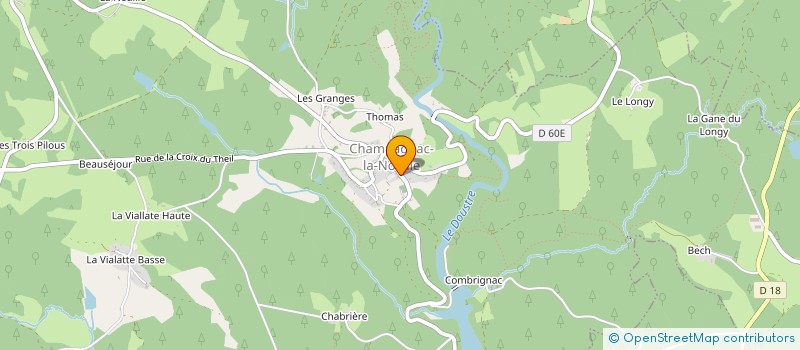 localisation de l'entreprise MONSIEUR FRANCOIS GRANET  SAINT-PARDOUX-LA-CROISILLE