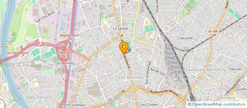 localisation de l'entreprise MONSIEUR FRANCOIS GRANIER à TOULOUSE