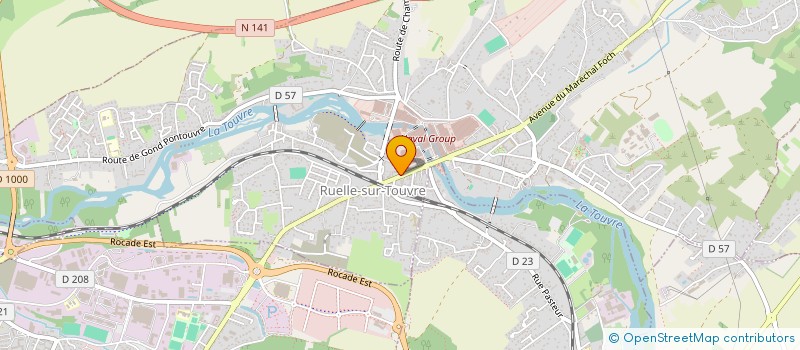 localisation de l'entreprise MONSIEUR FRANCOIS GRANTE  RUELLE-SUR-TOUVRE